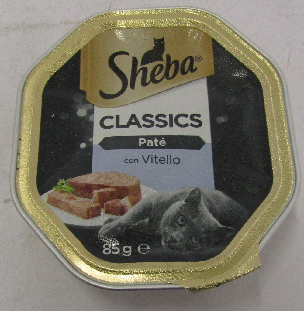 SHEBA PATÈ CLASSIC VITELLO GR. 85       
