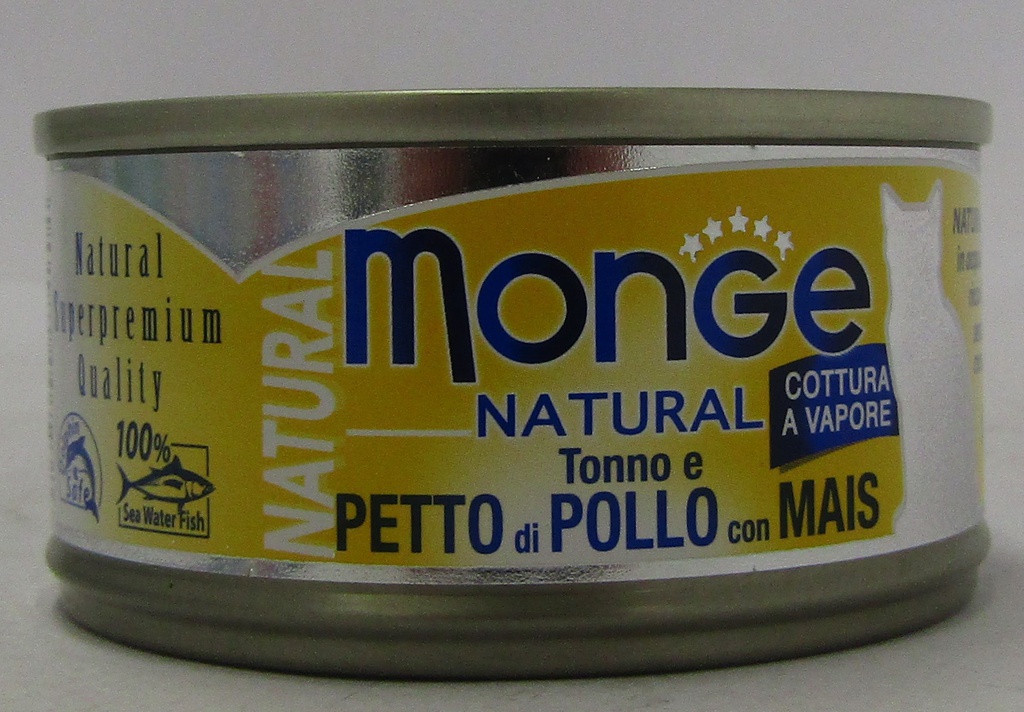 MONGE CAT PETTO POLLO CON MAIS GR.80    
