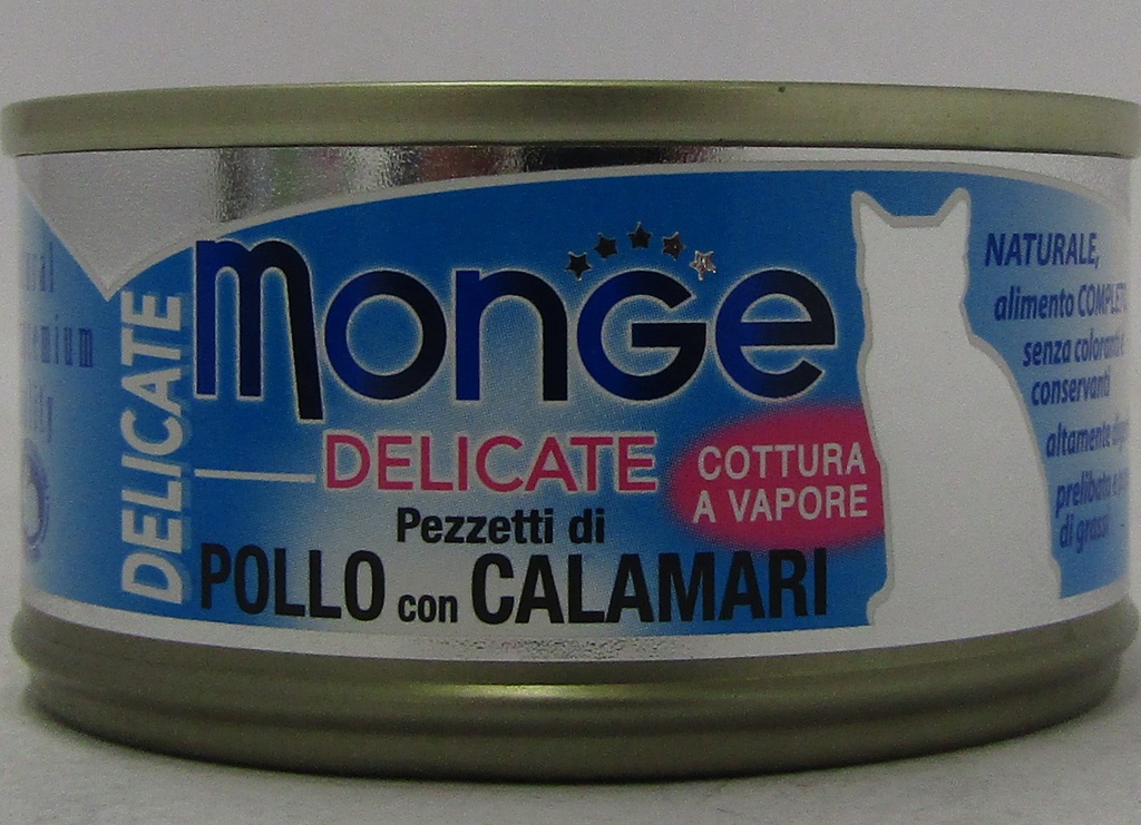 MONGE CAT DEL.POLLO CALAMARI GR.80      