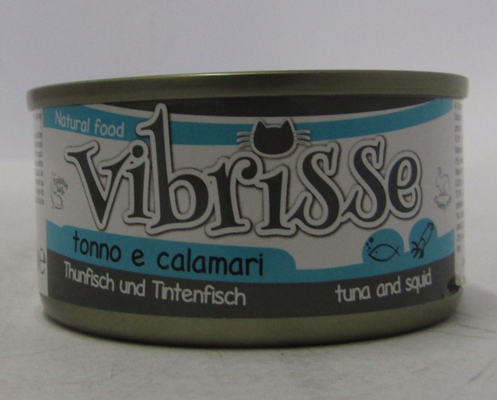 VIBRISSE CAT TONNO C/CALAMARI 70g       
