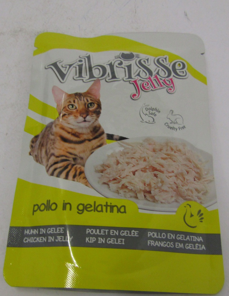 VIBRISSE CAT JELLY POLLO GR.70 BUSTA    