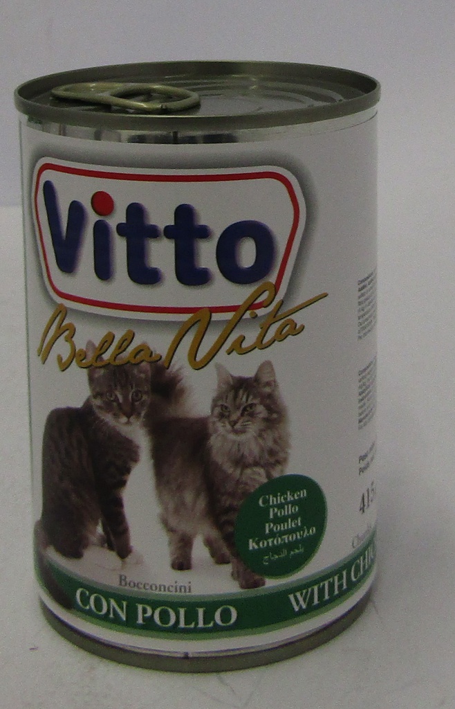VITTO CAT BOCC.POLLO GR. 415            