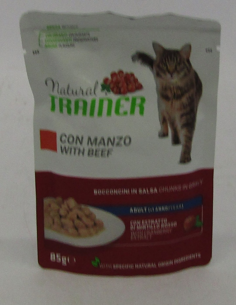 TR.CAT NATURAL ADULT MANZO GR.85 BS     