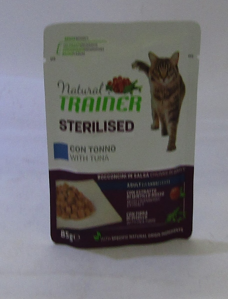TR.CAT NATURAL STERILISED TONNO GR.85 BS