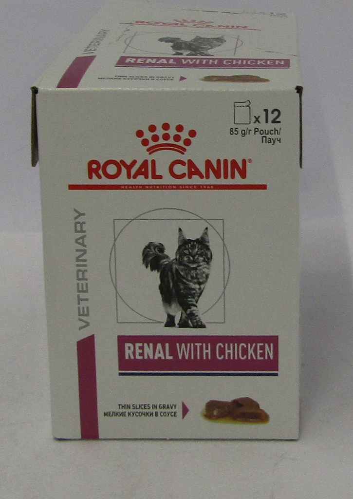 RC CAT RENAL CHICKEN 12XGR.85 BUSTE     