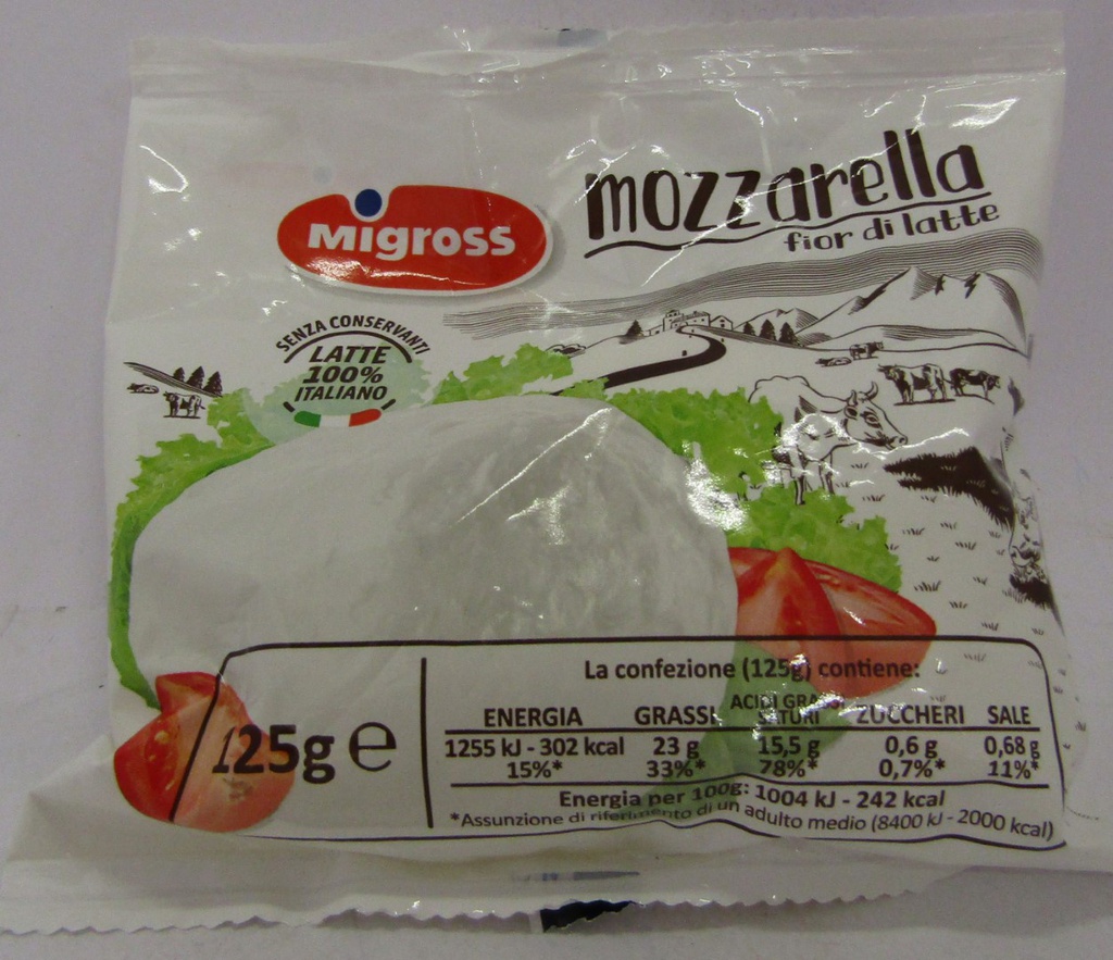 MIGROSS MOZZARELLA        GR125